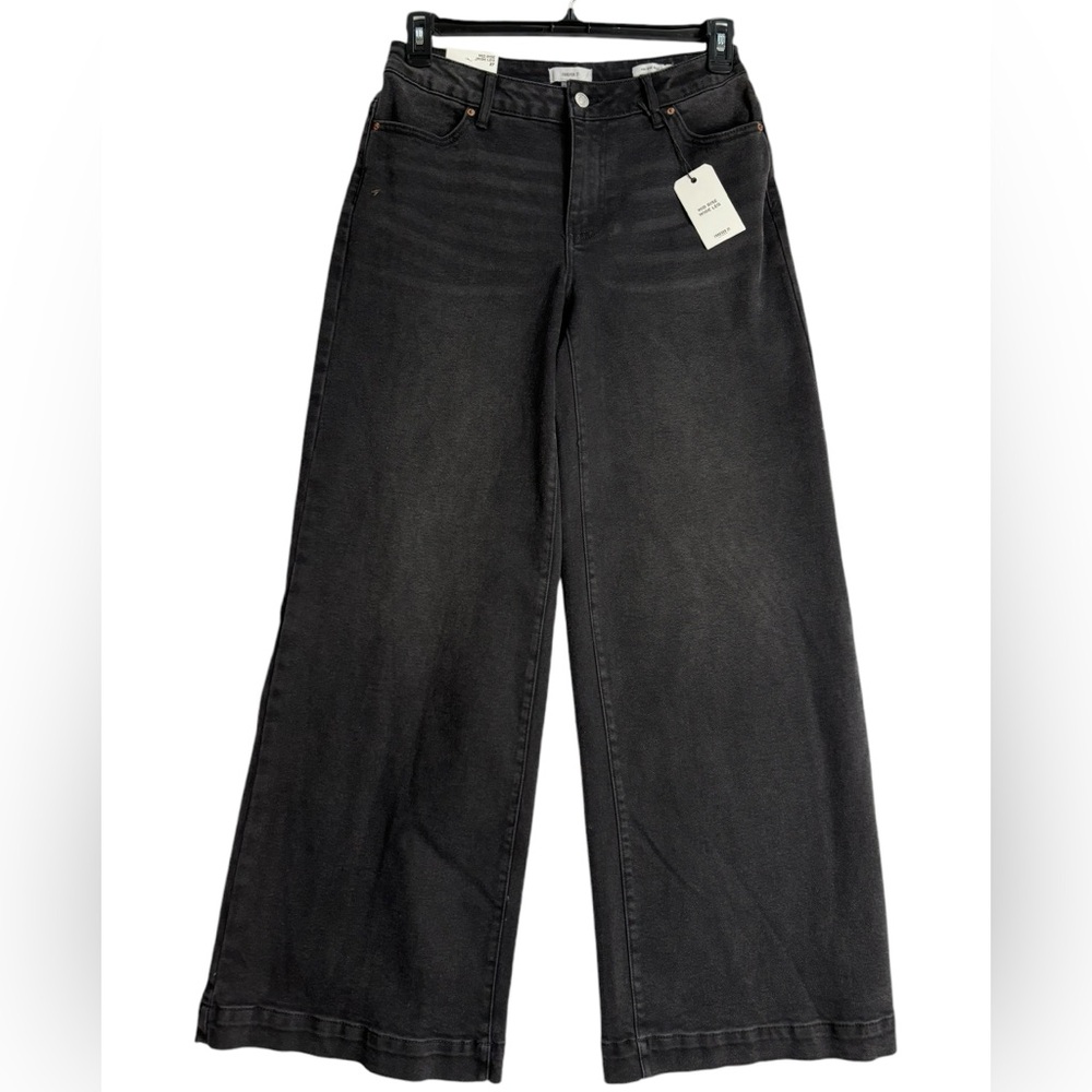 Forever 21 Black Wide-Leg Jeans